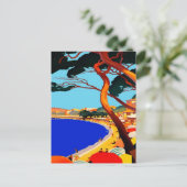 ヴィンテージコートダジュールフランスの旅行 シーズンポストカード (スタンド正面)