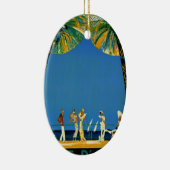 ヴィンテージコートダジュールフランスの旅行 セラミックオーナメント (右)