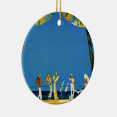 ヴィンテージコートダジュールフランスの旅行 セラミックオーナメント (右)