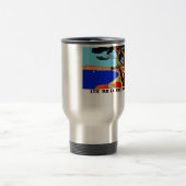 ヴィンテージコートダジュールフランスの旅行 トラベルマグ (中央)