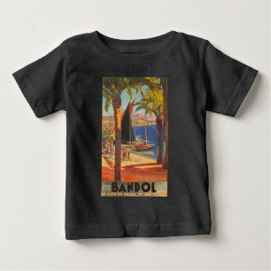 ヴィンテージコートダジュールフランスの旅行 ベビーTシャツ