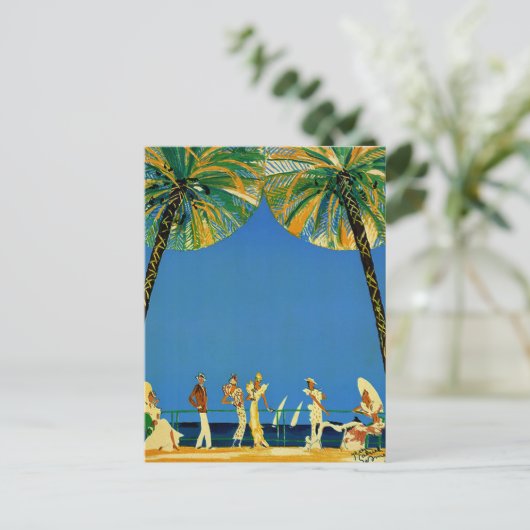 ヴィンテージコートダジュールフランスの旅行 ポストカード (スタンド正面)