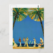 ヴィンテージコートダジュールフランスの旅行 ポストカード (正面/裏面)