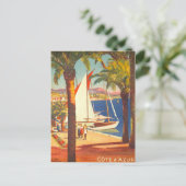 ヴィンテージコートダジュールフランスの旅行 ポストカード (スタンド正面)