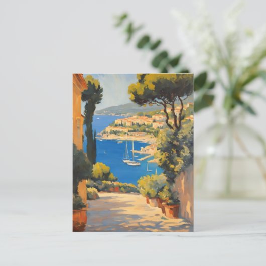 ヴィンテージコートダジュールフランスの旅行 ポストカード (スタンド正面)