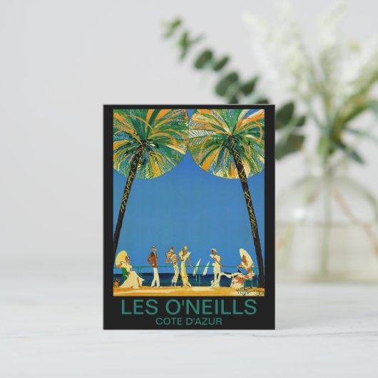 ヴィンテージコートダジュールフランスの旅行 ポストカード (スタンド正面)