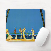 ヴィンテージコートダジュールフランスの旅行 マウスパッド (マウス)