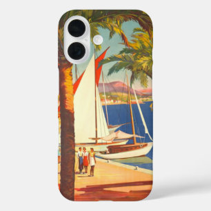 ヴィンテージコートダジュールフランスの旅行 iPhone 16ケース