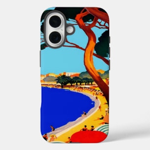 ヴィンテージコートダジュールフランスの旅行 iPhone 16ケース