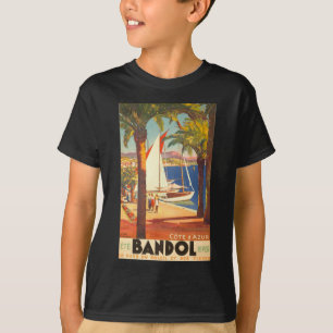 ヴィンテージコートダジュールフランスの旅行 Tシャツ