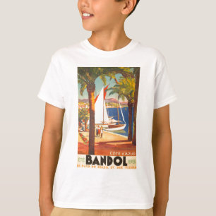 ヴィンテージコートダジュールフランスの旅行 Tシャツ