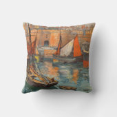 ヴィンテージコートデメラウドサンマロポートツーリズム クッション (裏面)