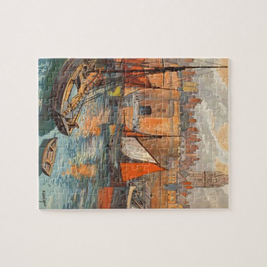 ヴィンテージコートデメラウドサンマロポートツーリズム ジグソーパズル (横)