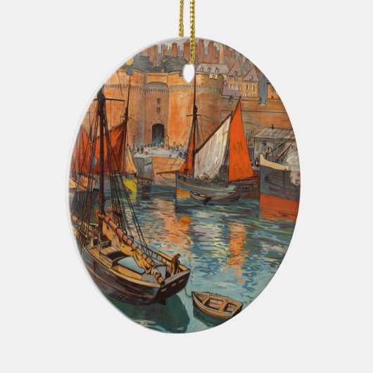 ヴィンテージコートデメラウドサンマロポートツーリズム セラミックオーナメント (右)