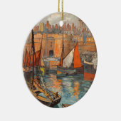 ヴィンテージコートデメラウドサンマロポートツーリズム セラミックオーナメント (右)