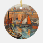 ヴィンテージコートデメラウドサンマロポートツーリズム セラミックオーナメント (裏面)