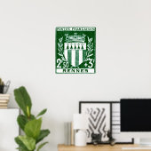 ヴィンテージコート・オブ・アームズ・レンヌ，フランス ポスター (ホームオフィス)