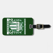 ヴィンテージコート・オブ・アームズ・レンヌ，フランス ラゲッジタグ (正面横)