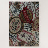 ヴィンテージコーヒラベル ジグソーパズル (縦)