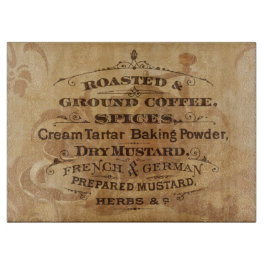 ヴィンテージコーヒーとスパイス素朴およびスタイリッシュ カッティングボード