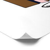 ヴィンテージコーヒーと書籍 |アートが必要 ポスター (角)