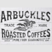 ヴィンテージコーヒーの切り離しティッシュペーパー 薄葉紙 (正面)