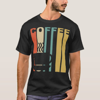 ヴィンテージコーヒーアートのカフェイン Tシャツ