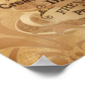 ヴィンテージコーヒーアート ポスター (角)