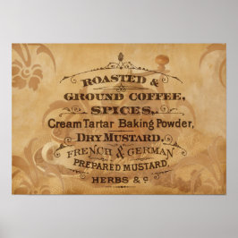 ヴィンテージコーヒーアート ポスター