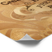 ヴィンテージコーヒーアート ポスター (角)