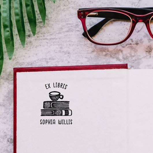 ヴィンテージコーヒーカスタムブックExライブラリ セルフインキングスタンプ