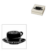 ヴィンテージコーヒーカップゴム印 ラバースタンプ (押印)