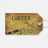ヴィンテージコーヒーカップ古いコファッションドーヒースグラインダー ギフトタグ (正面(横))