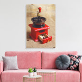 ヴィンテージコーヒーグラインダー キャンバスプリント (インサイチュ (リビング))