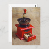 ヴィンテージコーヒーグラインダー ポストカード (正面/裏面)