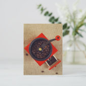 ヴィンテージコーヒーグラインダー ポストカード (スタンド正面)