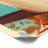 ヴィンテージコーヒースプラッシュポスター ポスター (角)