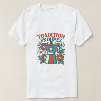ヴィンテージコーヒートラディションモカポット Tシャツ