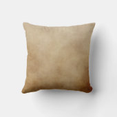 ヴィンテージコーヒーブラウンクリームアイボリーモノグラム クッション (裏面)