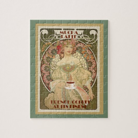 ヴィンテージコーヒーポスターパズル ジグソーパズル (縦)