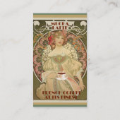 ヴィンテージコーヒーポスター名刺 名刺 (裏面)