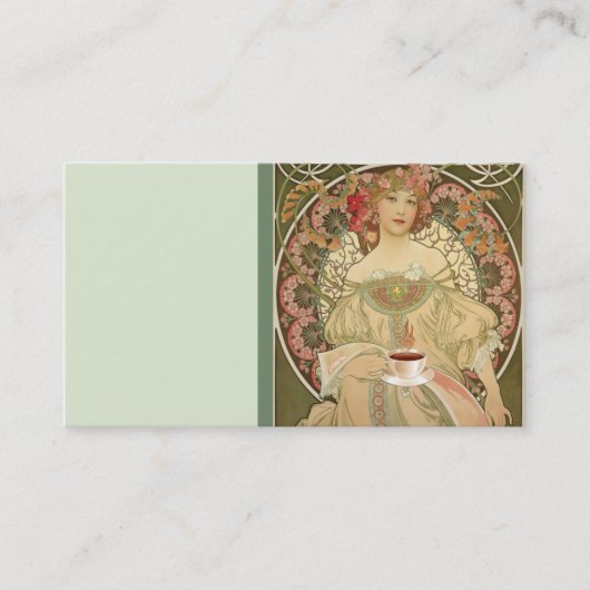 ヴィンテージコーヒーポスター名刺 名刺 (正面)