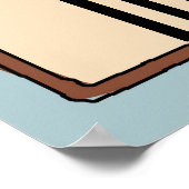 ヴィンテージコーヒーポスター、変更文字 ポスター (角)