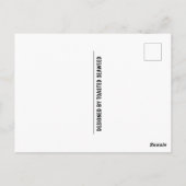 ヴィンテージコーヒーポストカード、サベージなコーヒー ポストカード (裏面)