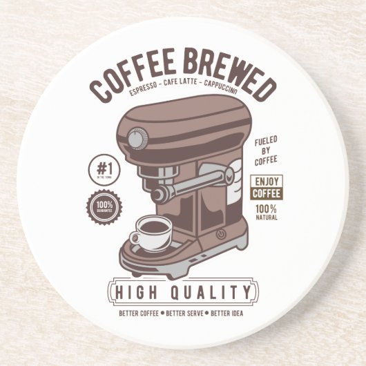 ヴィンテージコーヒーマシン コースター (正面)