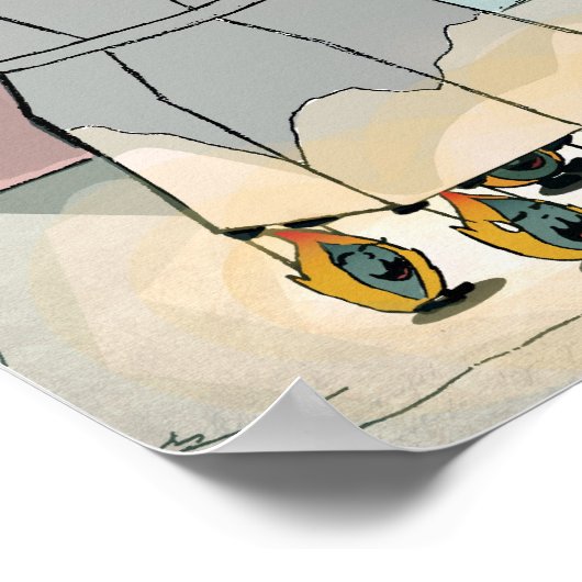 ヴィンテージコーヒーメーカー ポスター (角)