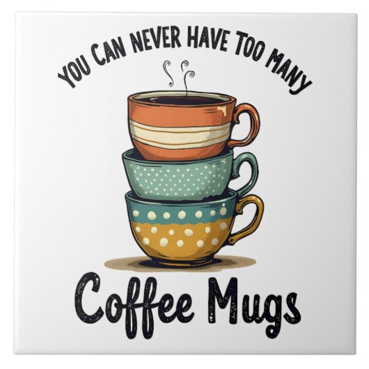 ヴィンテージコーヒーラバーカ素朴フェエステティック タイル (正面)