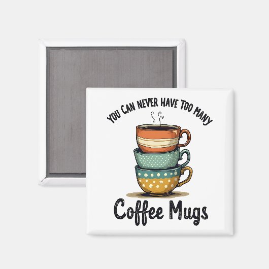 ヴィンテージコーヒーラバーカ素朴フェエステティック マグネット (正面/裏面)