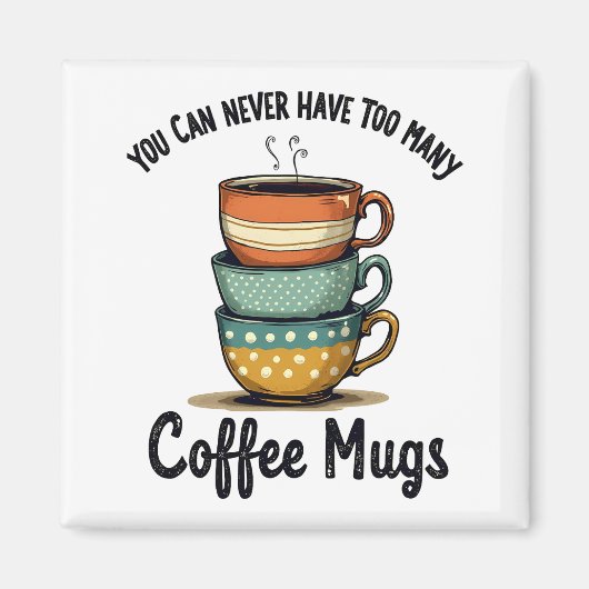 ヴィンテージコーヒーラバーカ素朴フェエステティック マグネット (正面)