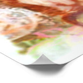 ヴィンテージコーヒーレディーアートプリント ポスター (角)